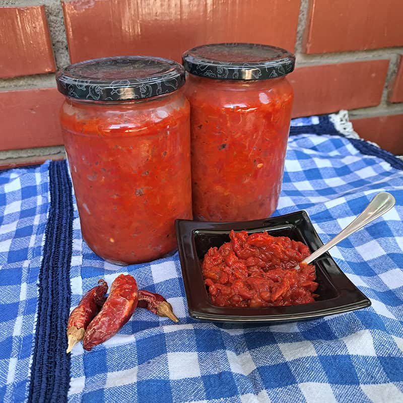 ljuti-ajvar Domaći ljuti ajvar